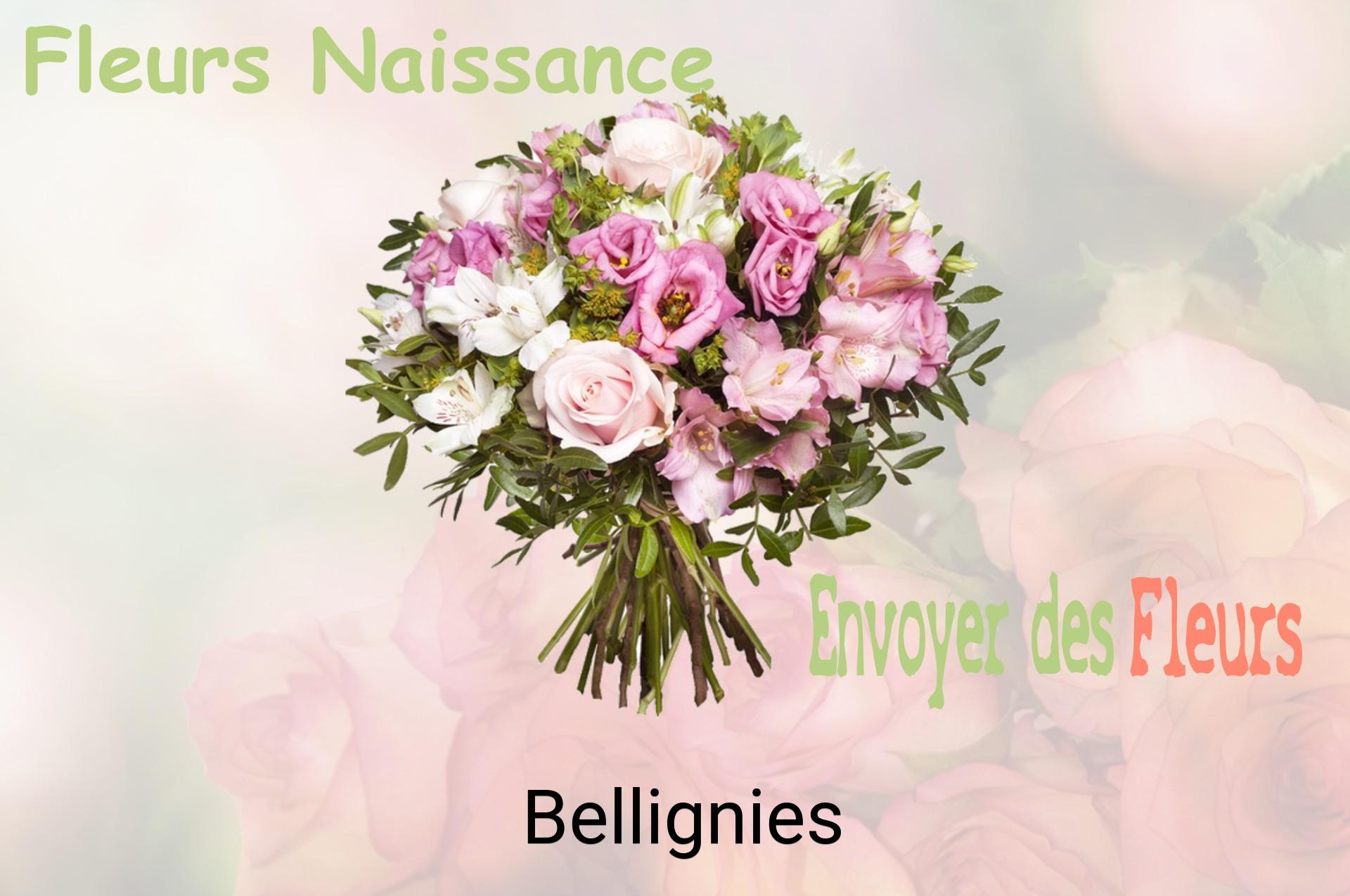 Bouquet de fleurs de naissance livré à Bellignies